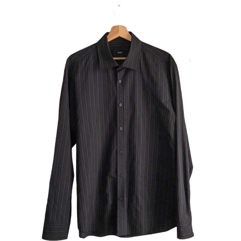 Hugo Boss | Black Button Down Dress Shirt